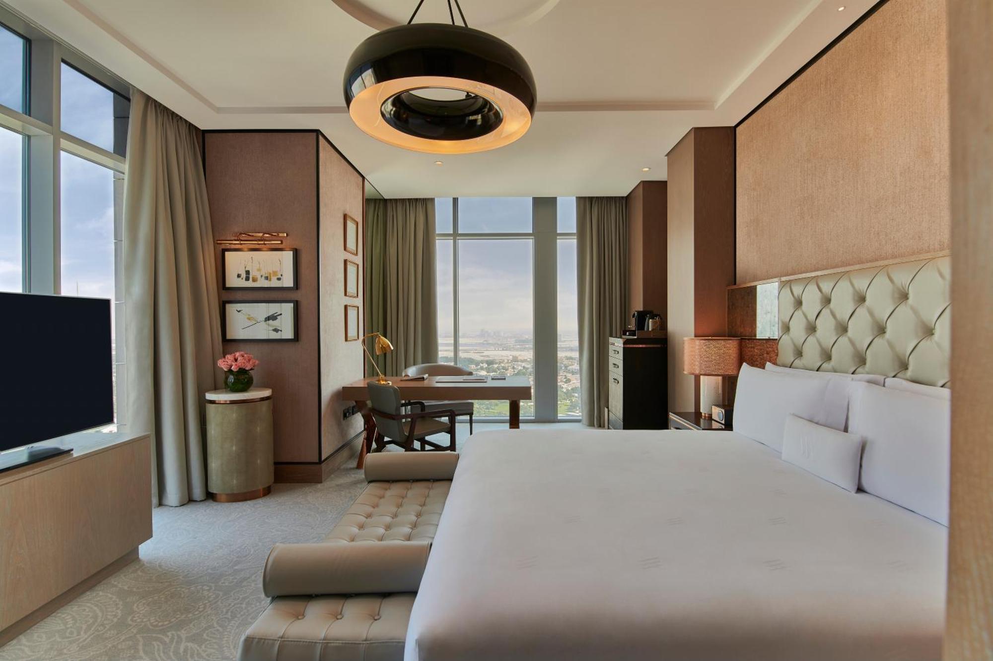Waldorf Astoria Dubai International Financial Centre Hotell Eksteriør bilde A bedroom at the hotel