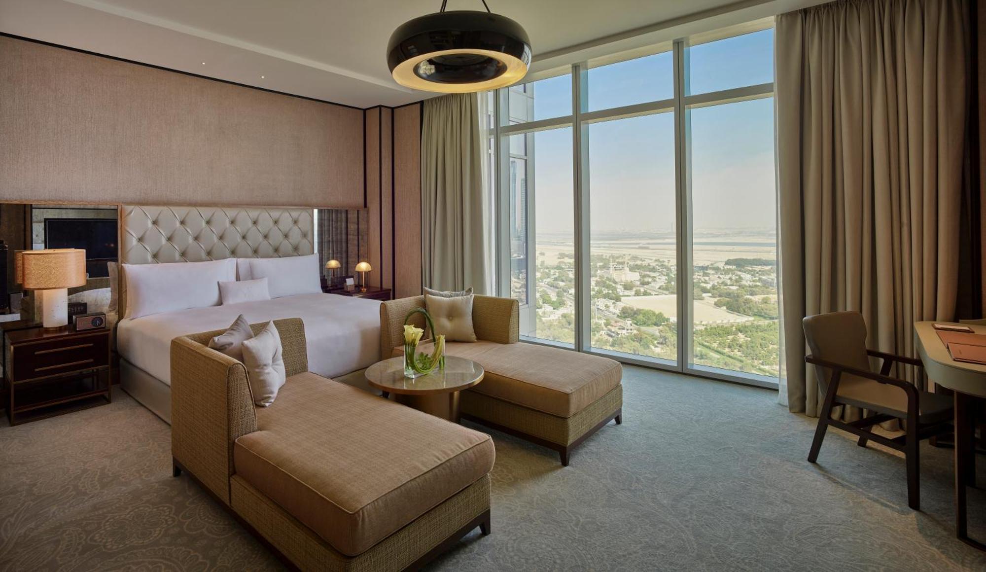Waldorf Astoria Dubai International Financial Centre Hotell Eksteriør bilde A bedroom at the hotel